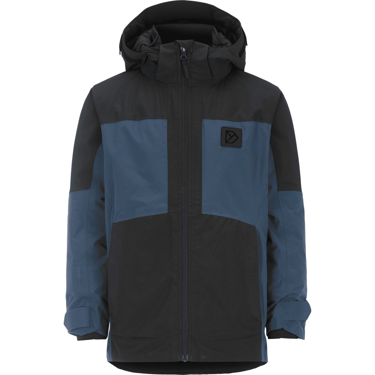 Didriksons Dolomit 3, Skijacke, Junior, blau/schwarz — 2