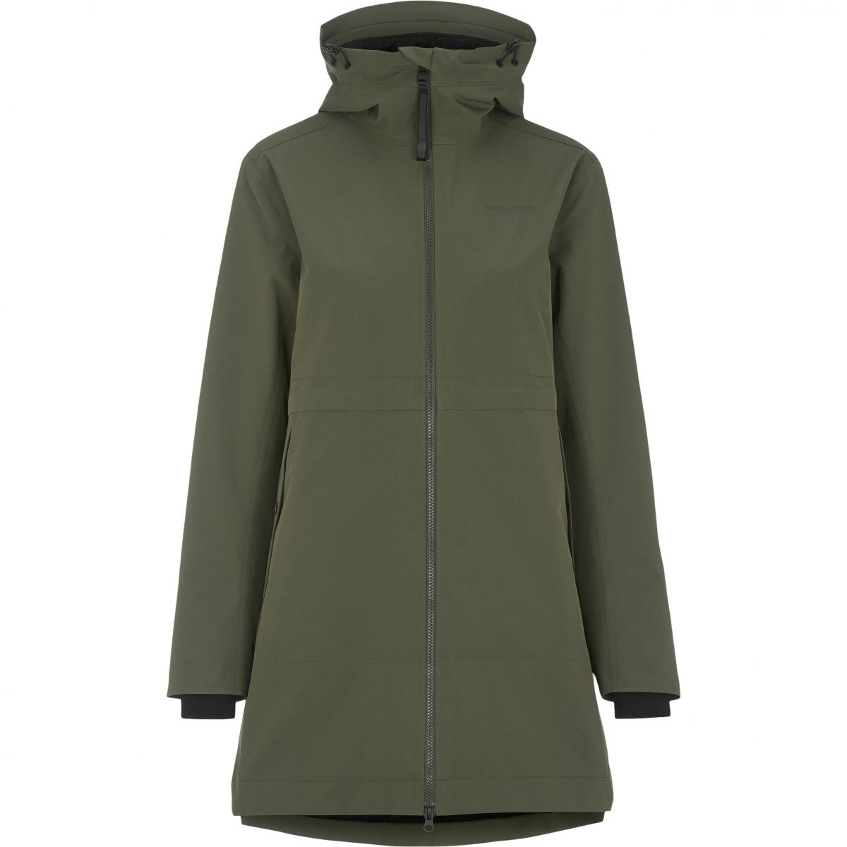 Didriksons Elena, Parka, Damen, dunkelgrün — 2