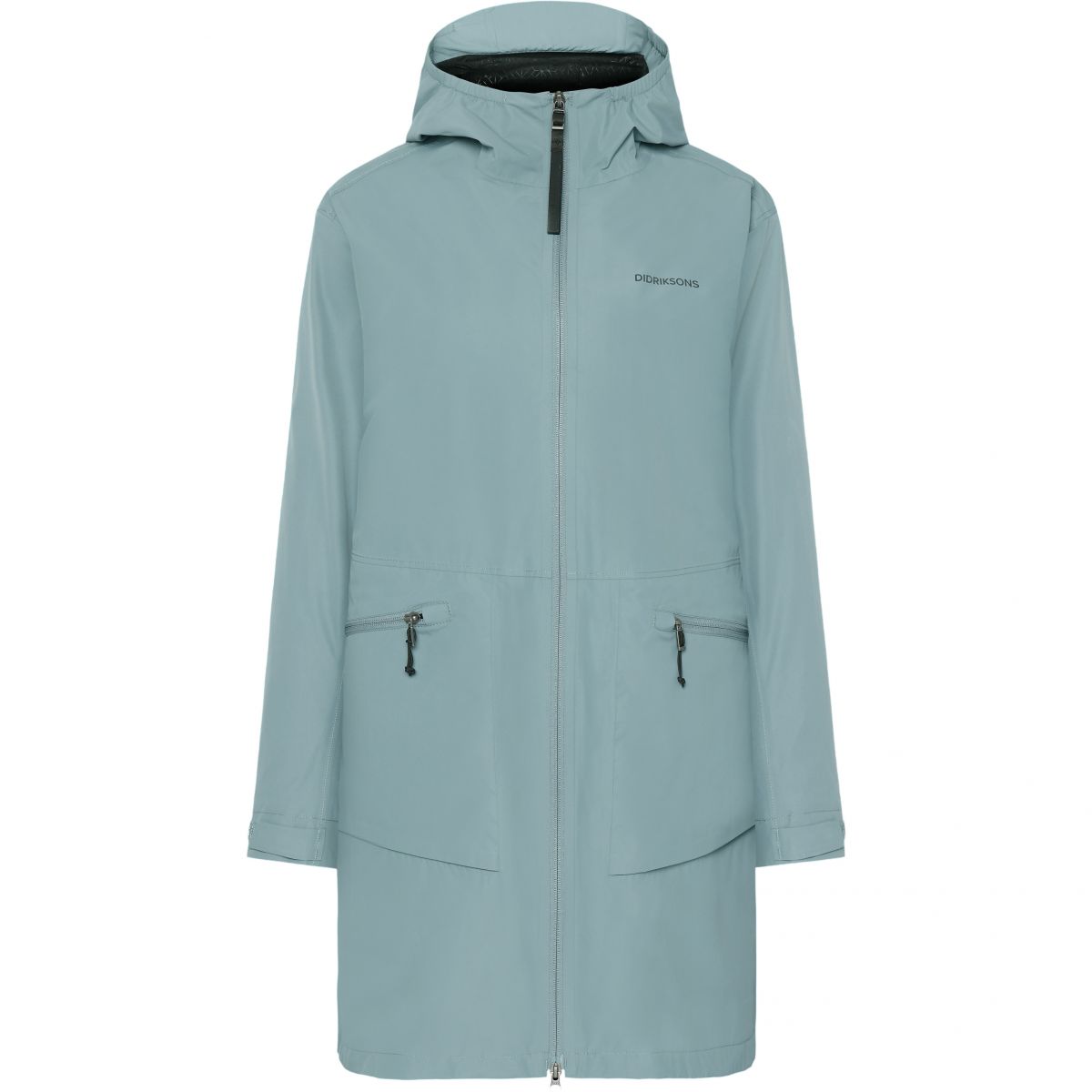 Didriksons Eliana, Regenmantel, Damen, Factory Blue — 2