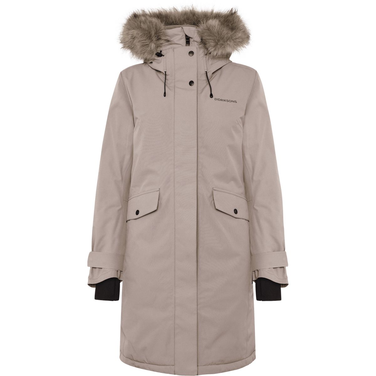 Didriksons Erika, Parka, Damen, Ash Brown — 2