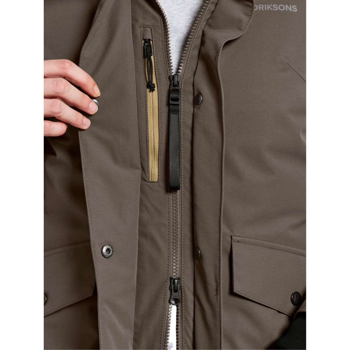Didriksons Erika, Parka, Damen, braun — 2