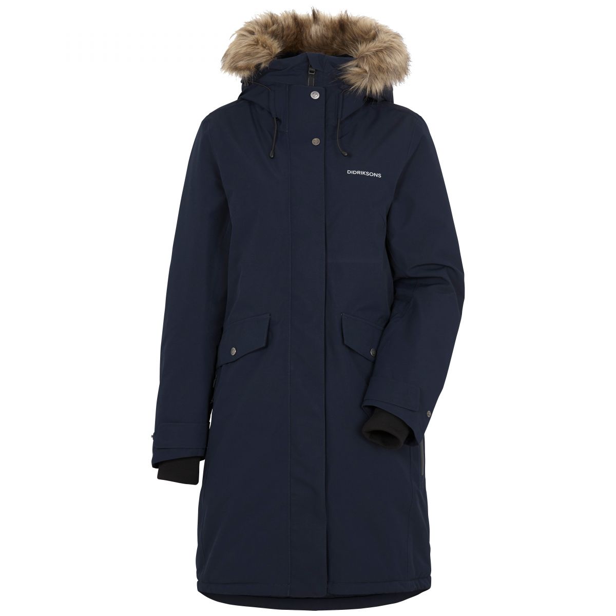 Didriksons Erika, Parka, Damen, dunkelblau — 2