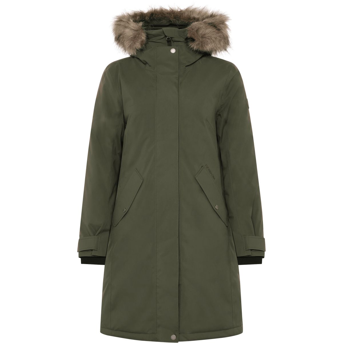 Didriksons Erna 2, Parka, Damen, dunkelgrün — 2