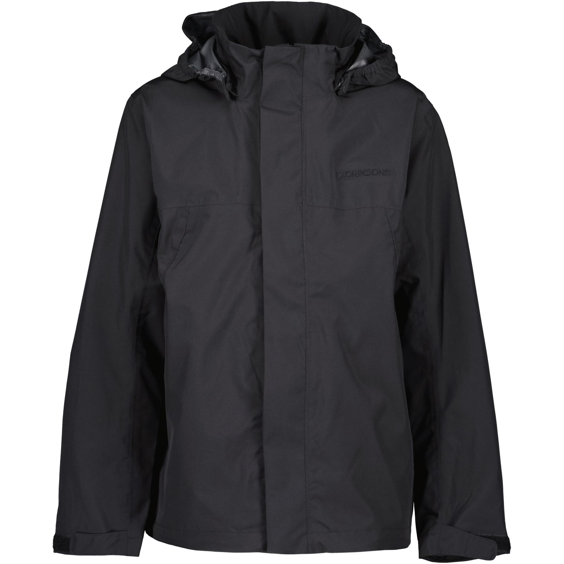 Didriksons Grand, Regenjacke, Junior, schwarz