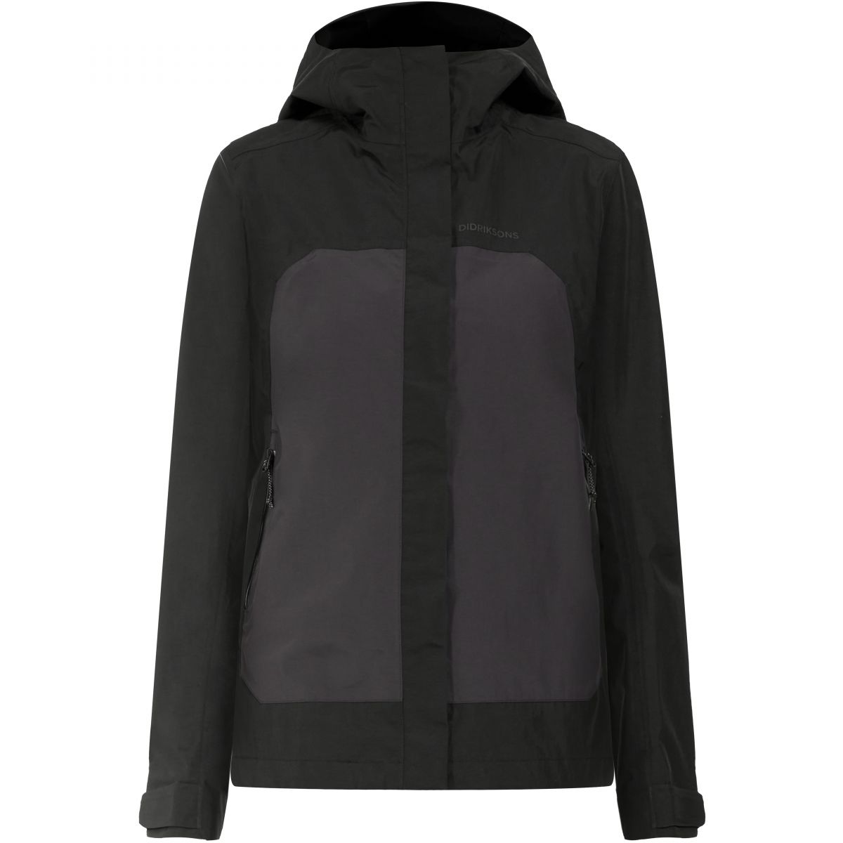 Didriksons Grit, Regenjacke, Damen, schwarz — 2
