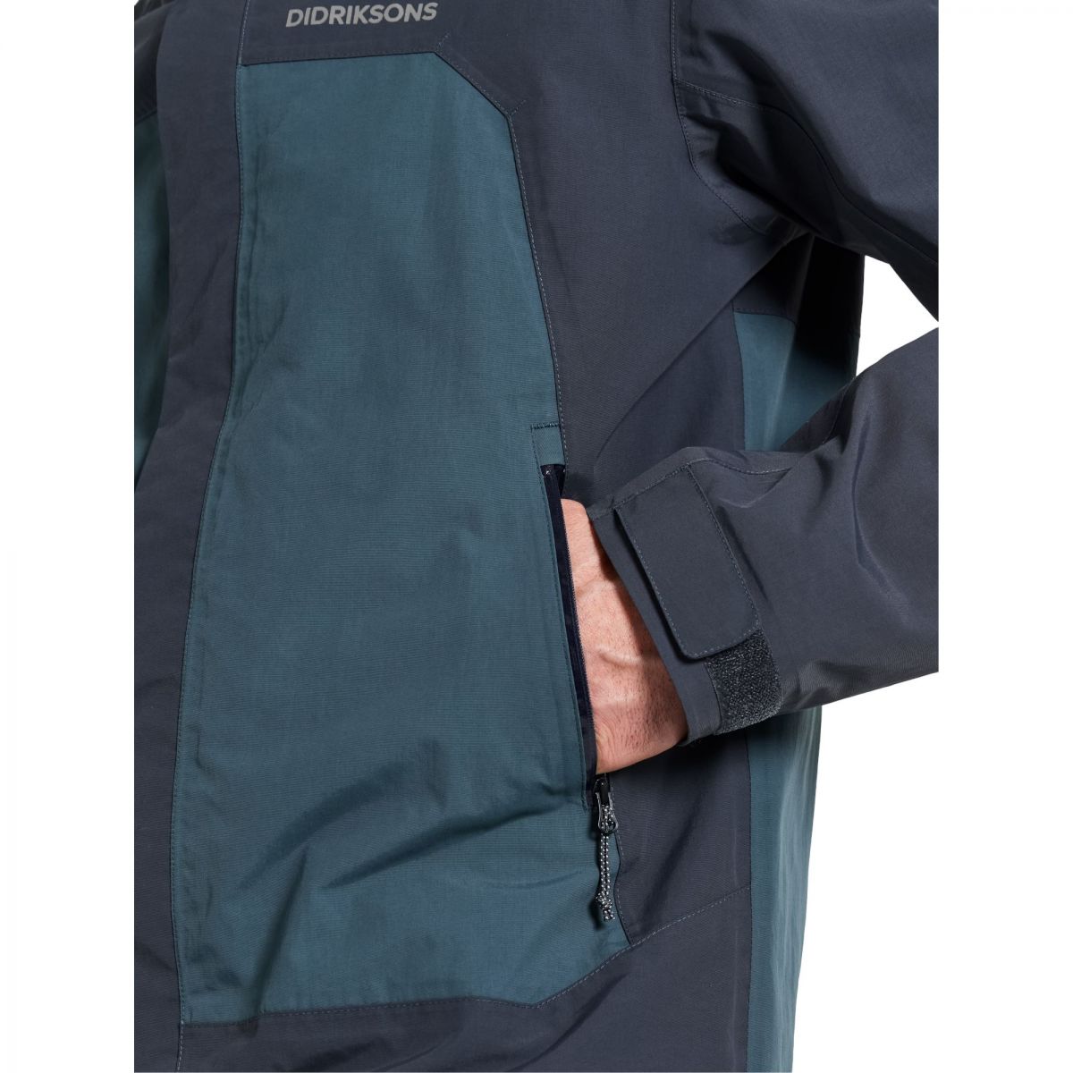 Didriksons Grit, Regenjacke, Herren, dunkelblau — 2