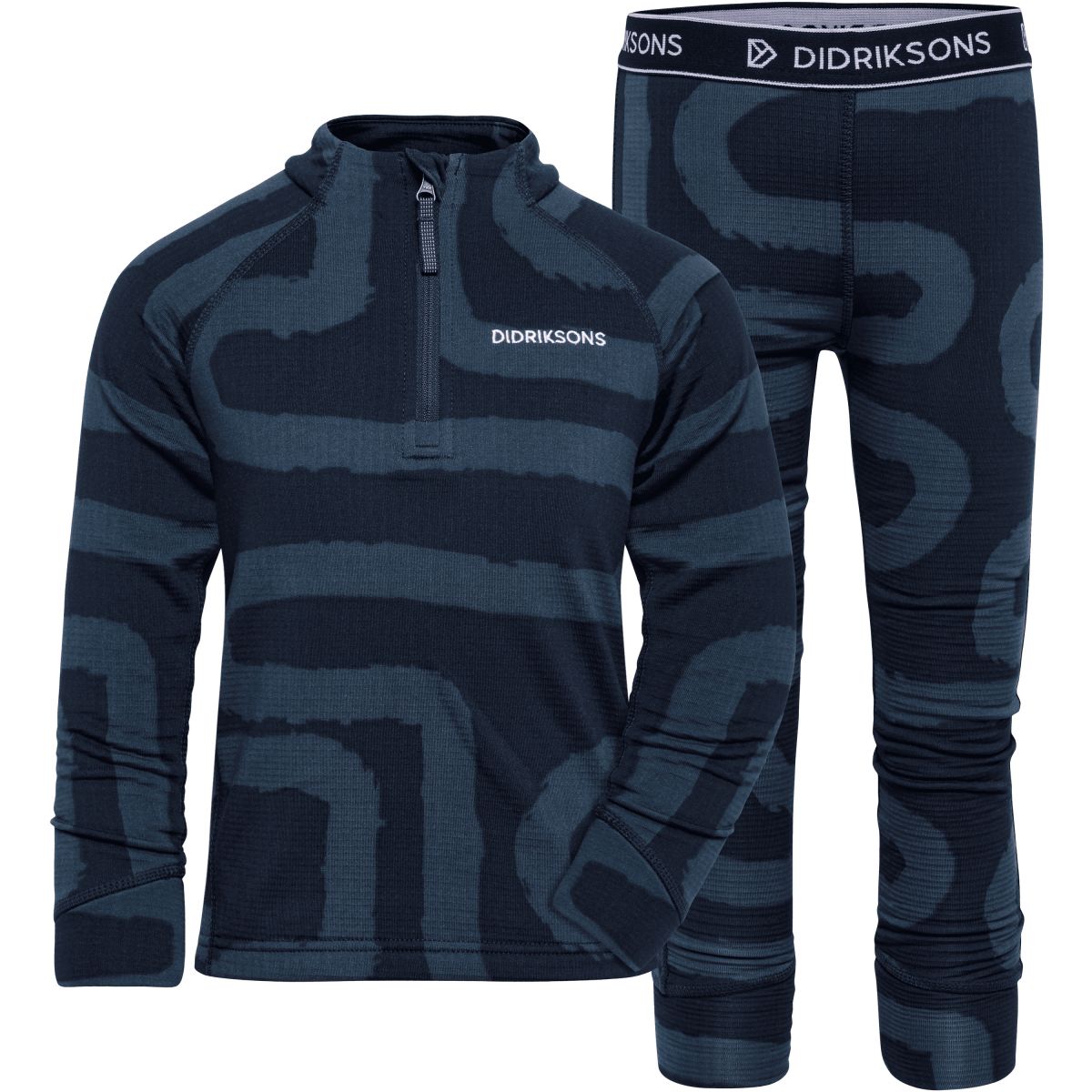 Didriksons Jadis 5, Skiunterwäsche, Kinder, navy — 2