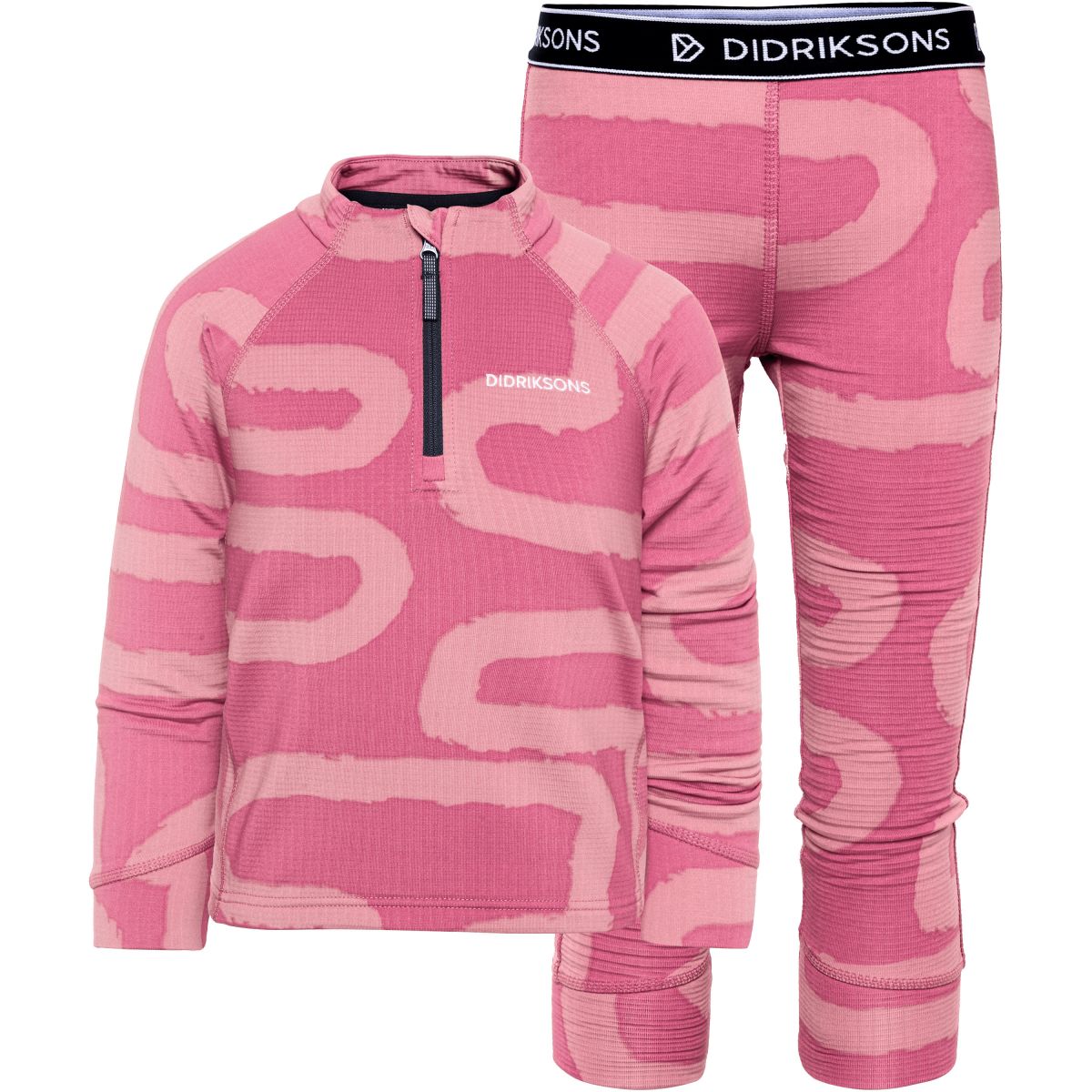 Didriksons Jadis 5, Skiunterwäsche-Set, Kinder, pink — 2
