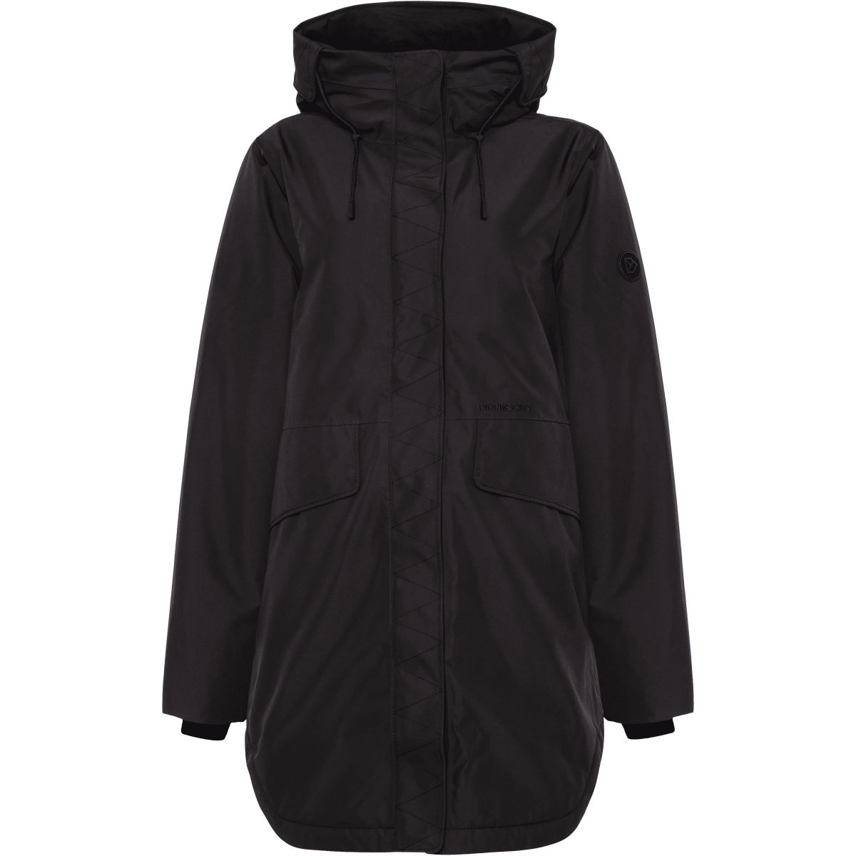 Didriksons Lilian, Parka, Damen, schwarz — 2