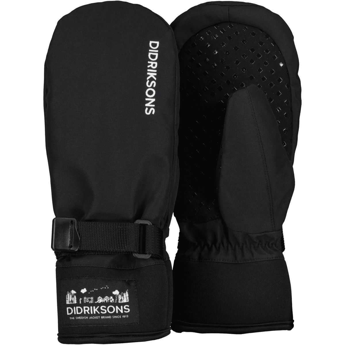 Didriksons Lovas 2, Fäustlinge, Junior, schwarz — 2