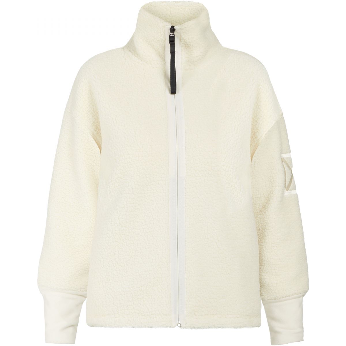 Didriksons Mella, Fleecejacke, Damen, off-white — 2