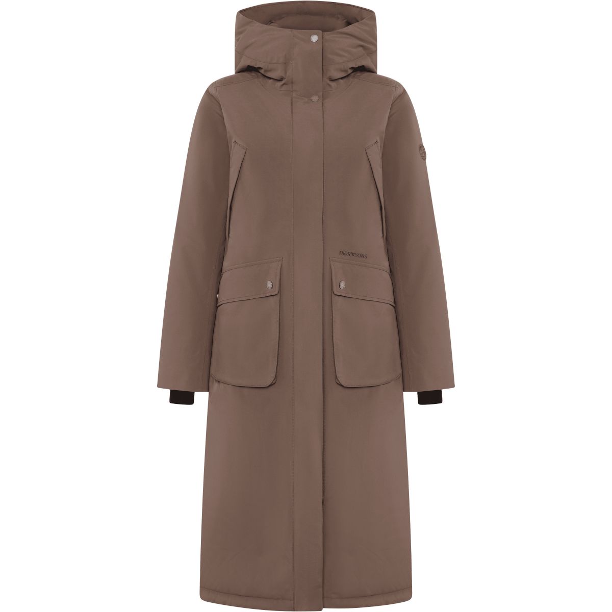 Didriksons Melody 2 Long, Damenparka, mocha brown — 2
