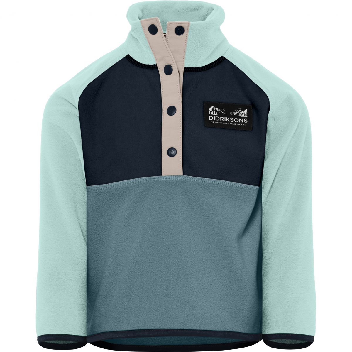 Didriksons Monte, Fleecepullover, Junior, blau — 2
