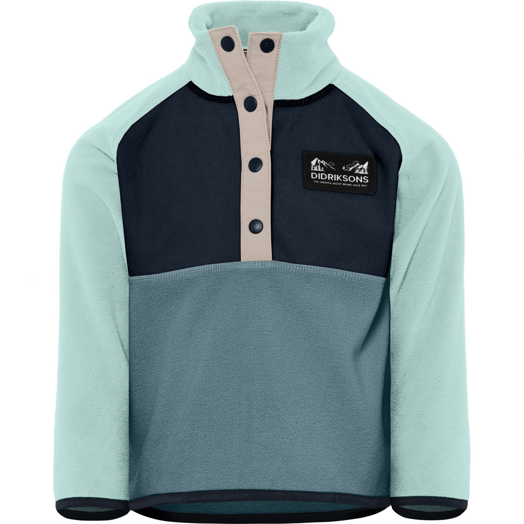 Didriksons Monte, Fleecepullover, Junior, blau