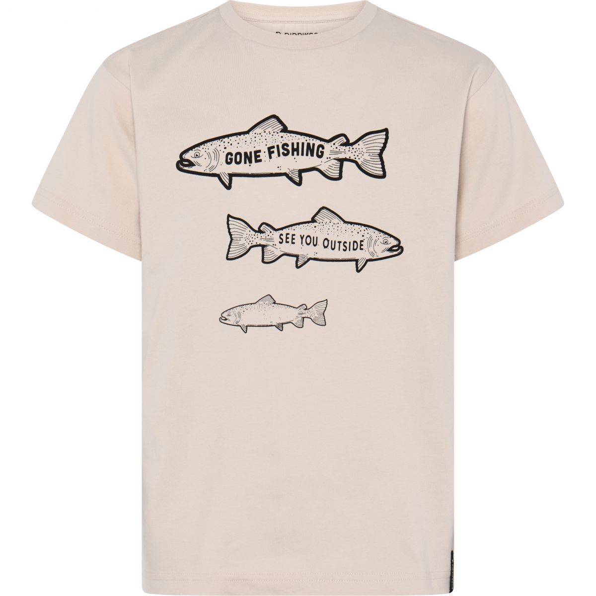 Didriksons Mynta, T-Shirt, Junior, beige — 2