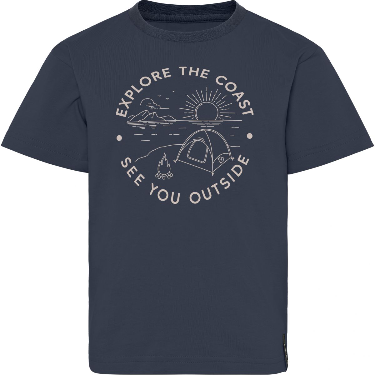 Didriksons Mynta, T-Shirt, Junior, navy — 2