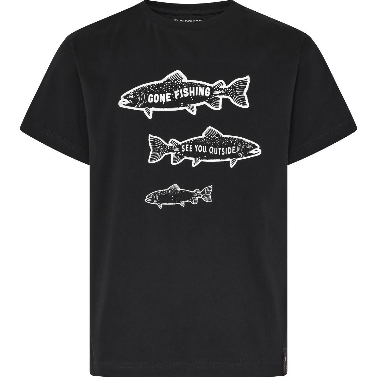 Didriksons Mynta, T-Shirt, Junior, schwarz — 2