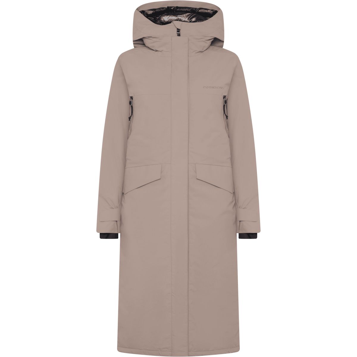 Didriksons Neja Long, Parka, Damen, ash brown — 2
