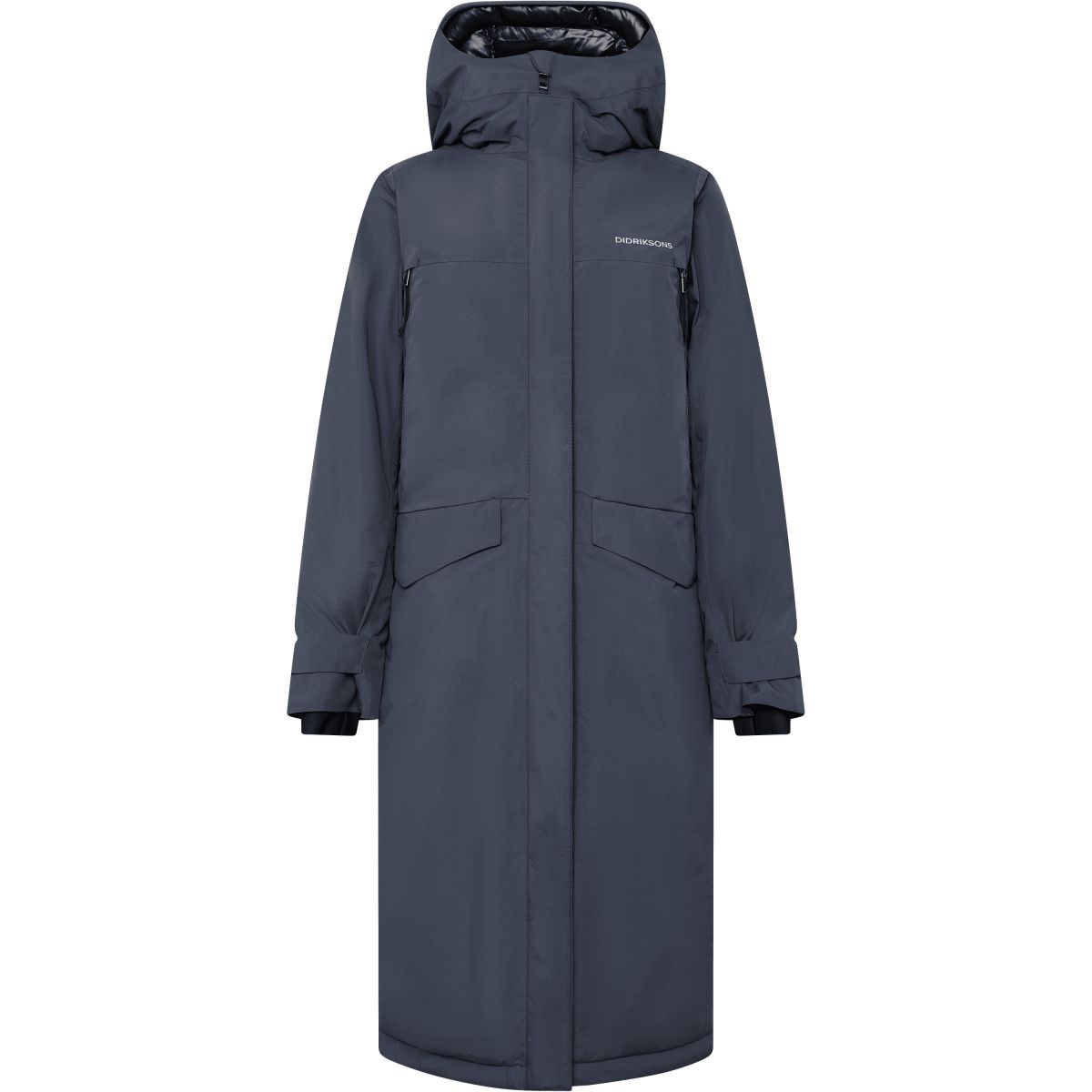 Didriksons Neja long, Parka, Damen, blau — 2