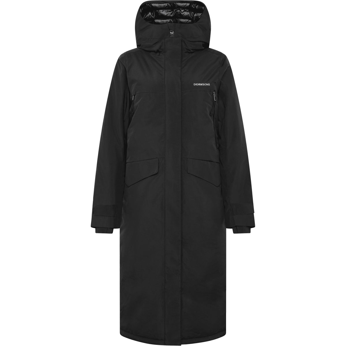 Didriksons Neja long, Parka, Damen, schwarz — 2