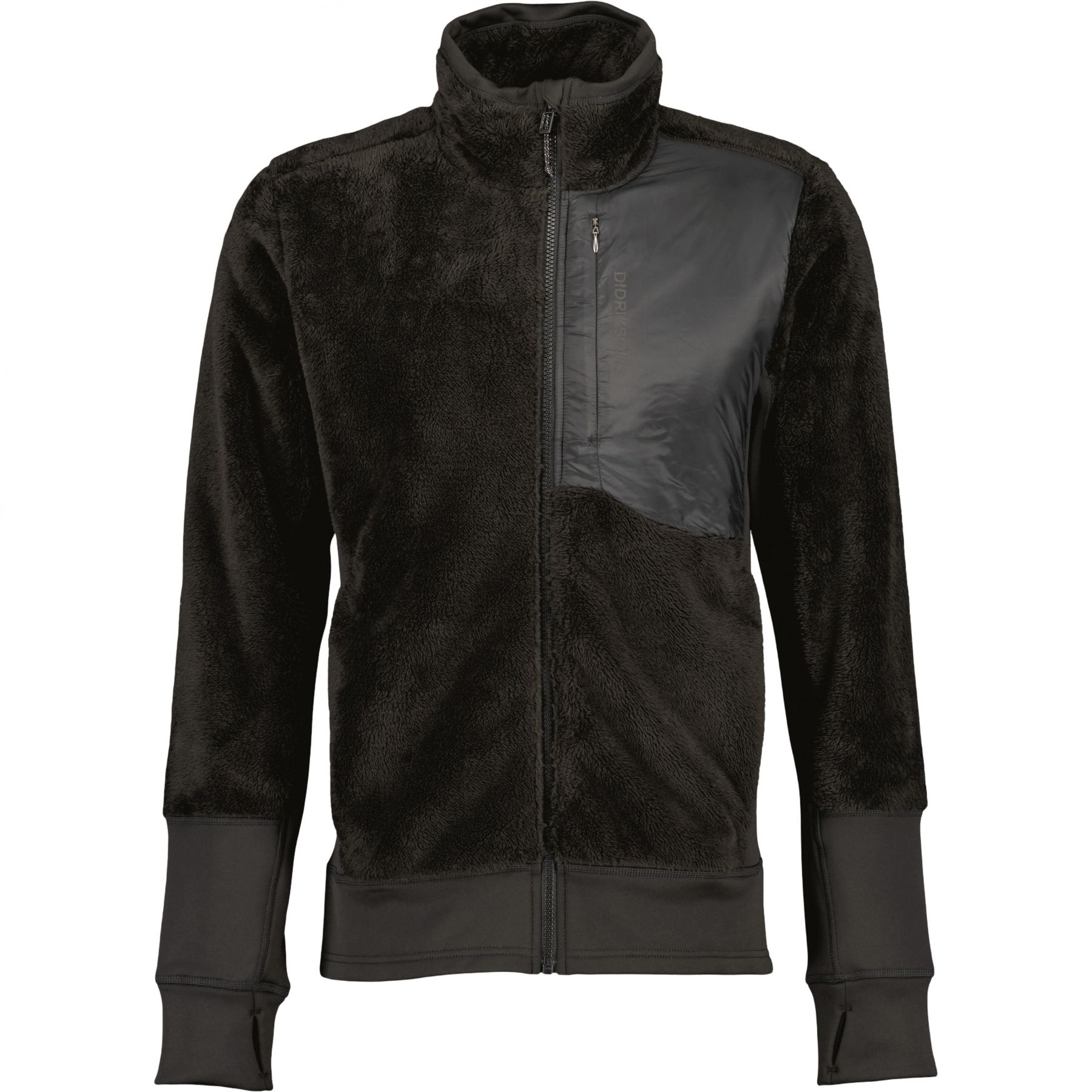 Didriksons Perseus, Fleecejacke, Herren, Schwarz