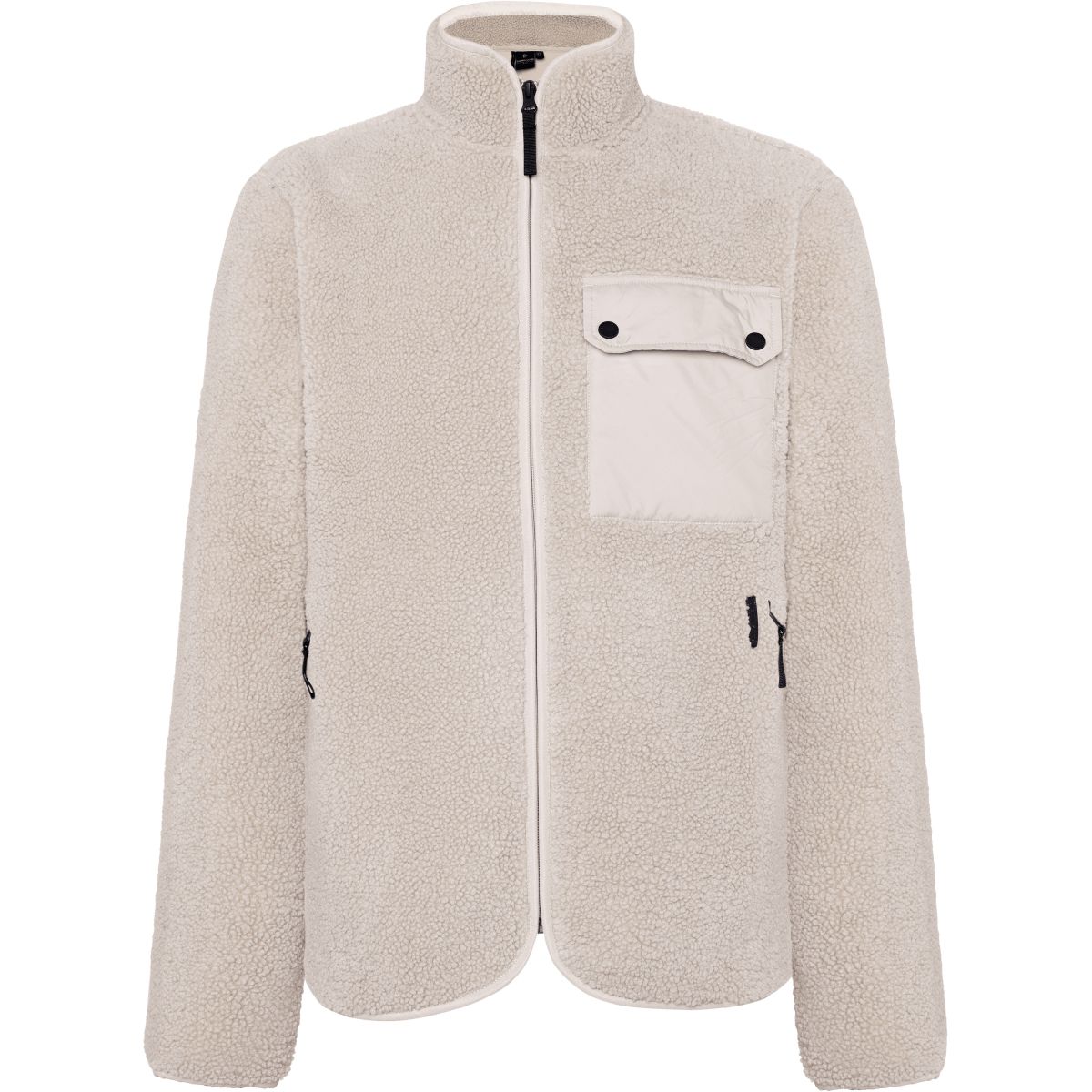 Didriksons Peter 3, Fleecejacke, Herren, clay beige — 2