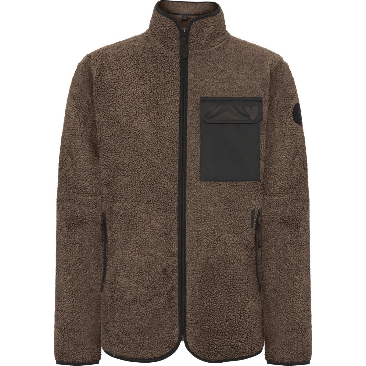 Didriksons Peter 3, Fleecejacke, Herren, mocha — 2