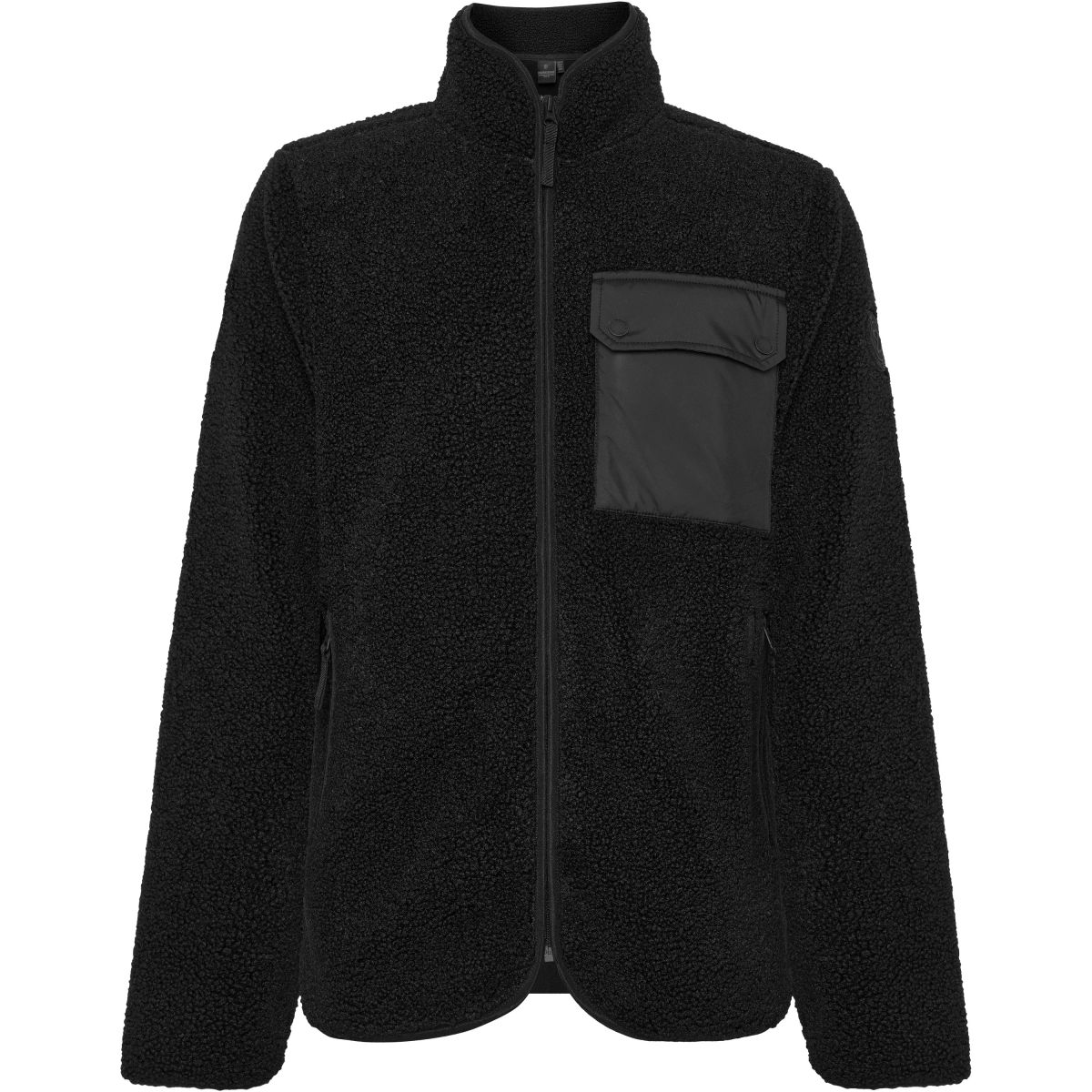 Didriksons Peter 3, Fleecejacke, Herren, schwarz — 2