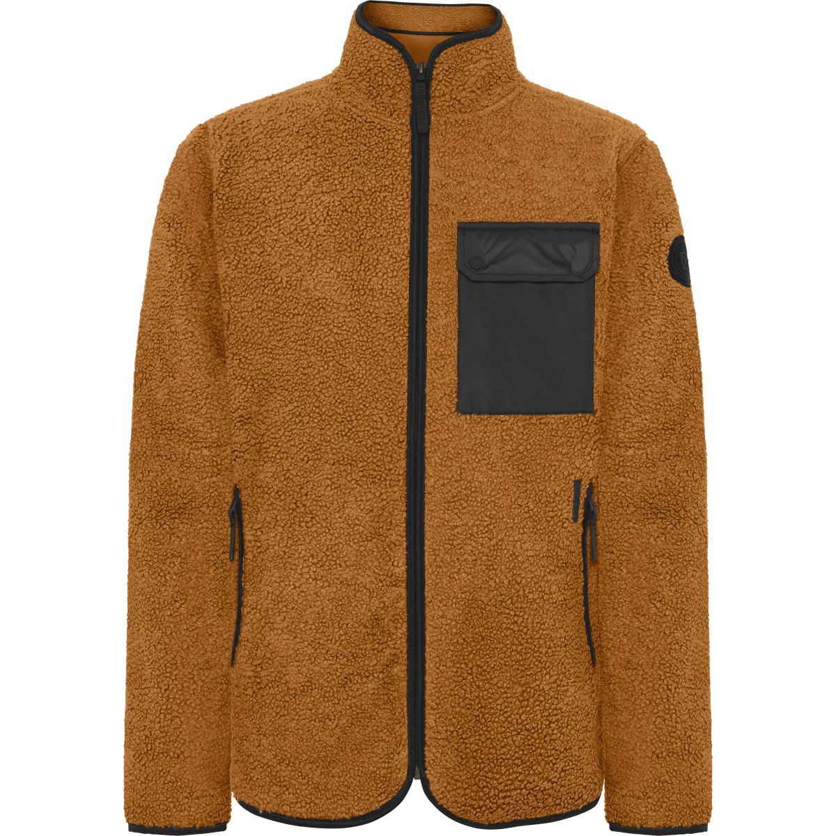 Didriksons Peter 3, Fleecejacke, Herren, spice brown — 2
