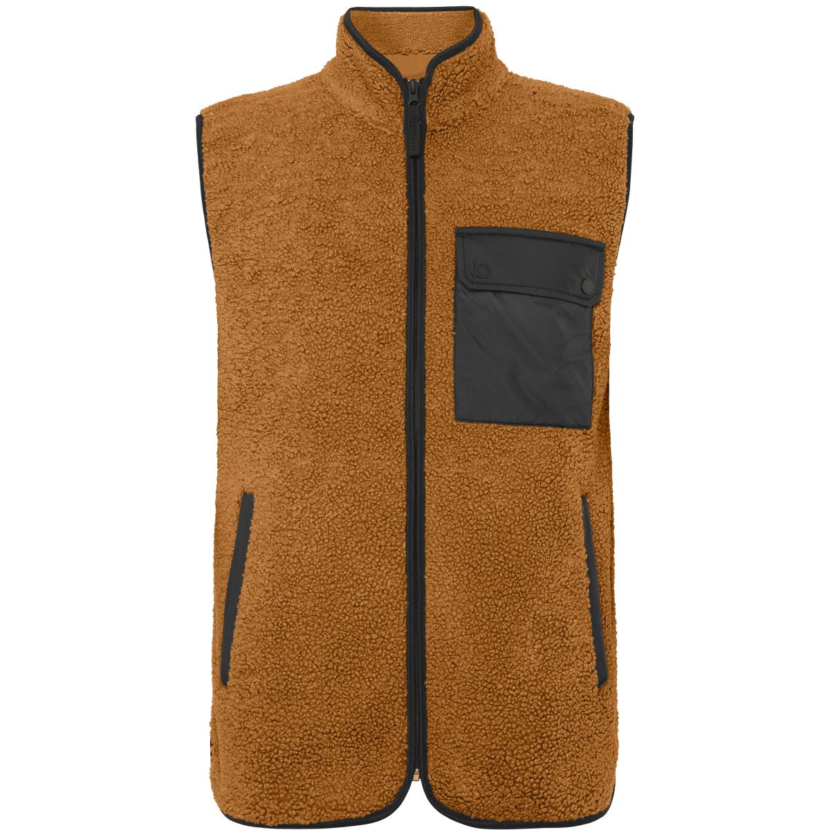 Didriksons Rasmus 2, Fleeceweste, Herren, spice brown — 2