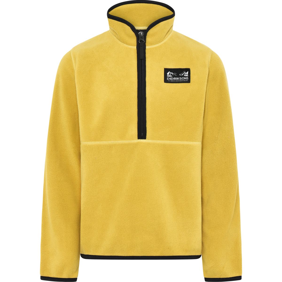 Didriksons Rubi, Fleecepullover, Junior, gelb — 2