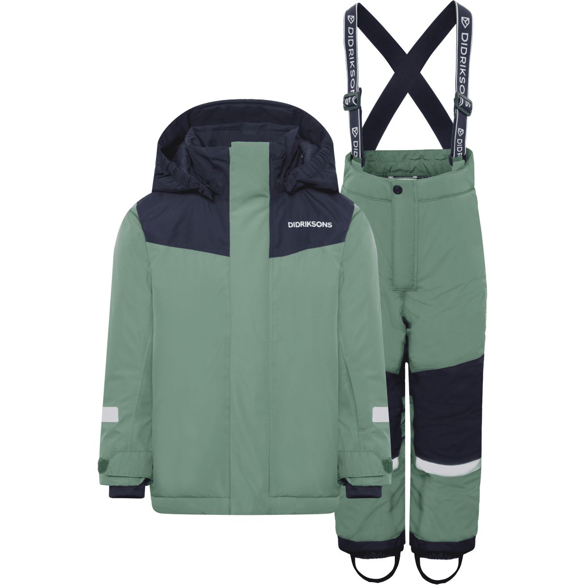 Didriksons Skare 2, Skianzug, Kinder, grün — 2