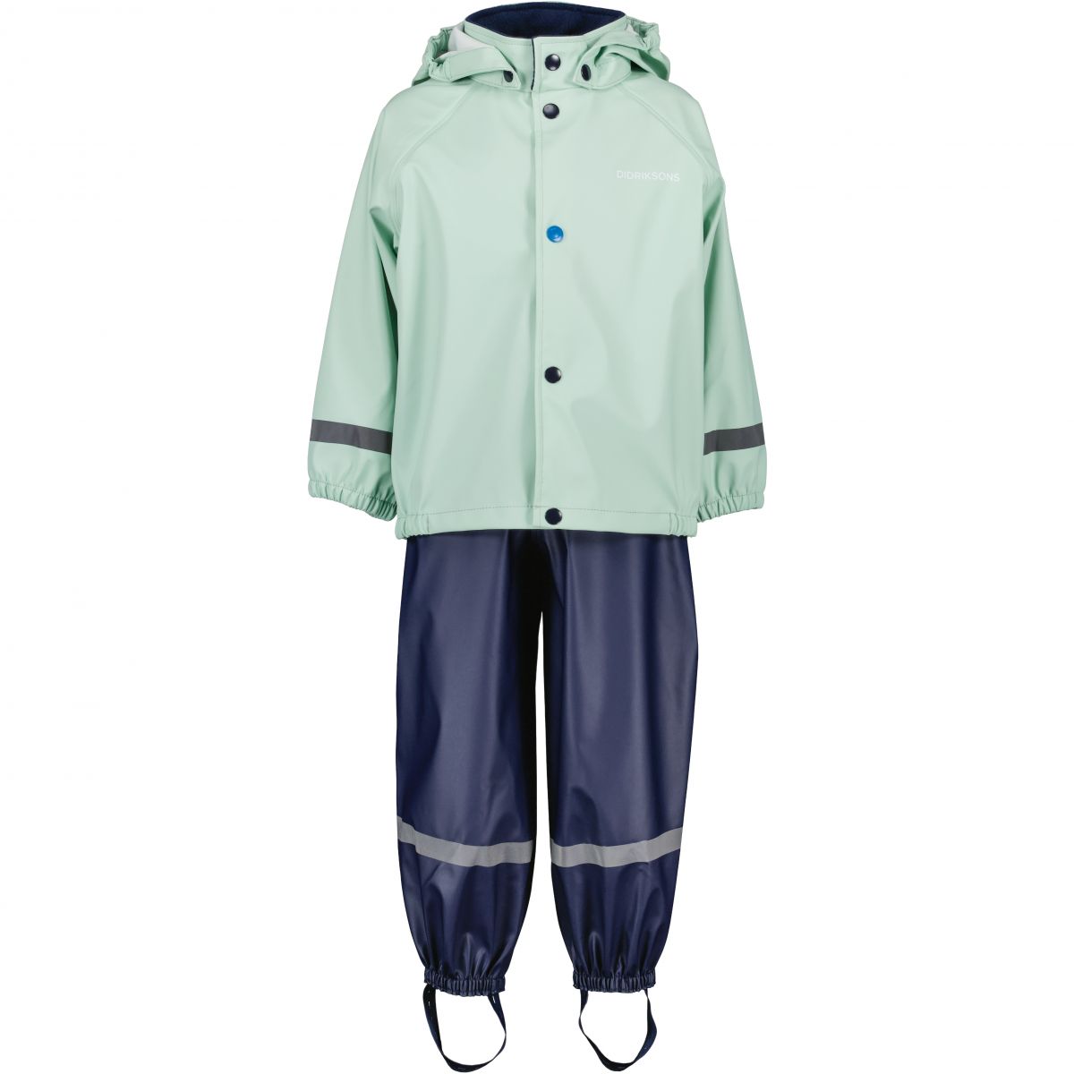 Didriksons Slaskeman, Regenset, Junior, mint/dunkelblau — 2