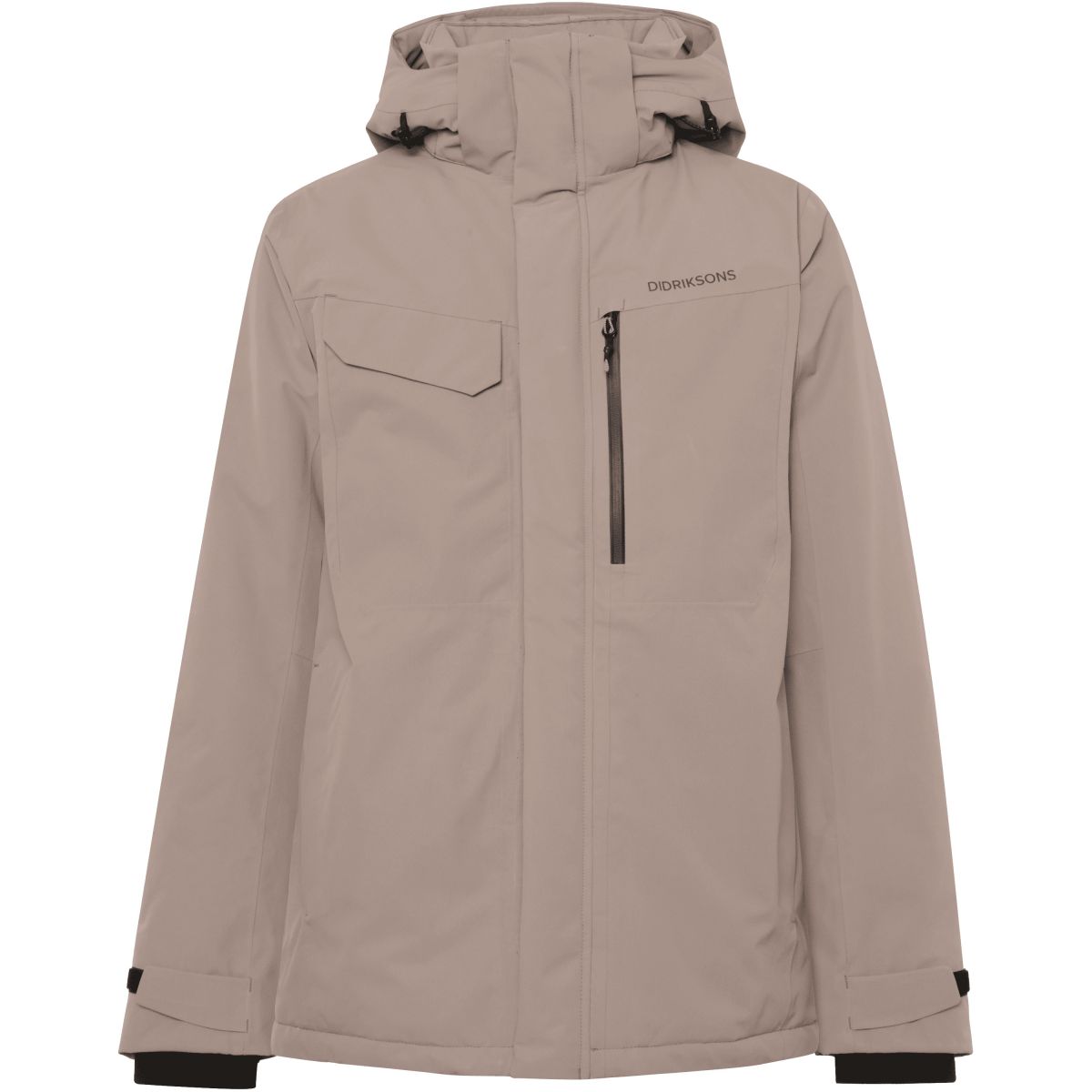 Didriksons Stefan, Skijacke, Herren, ash brown — 2