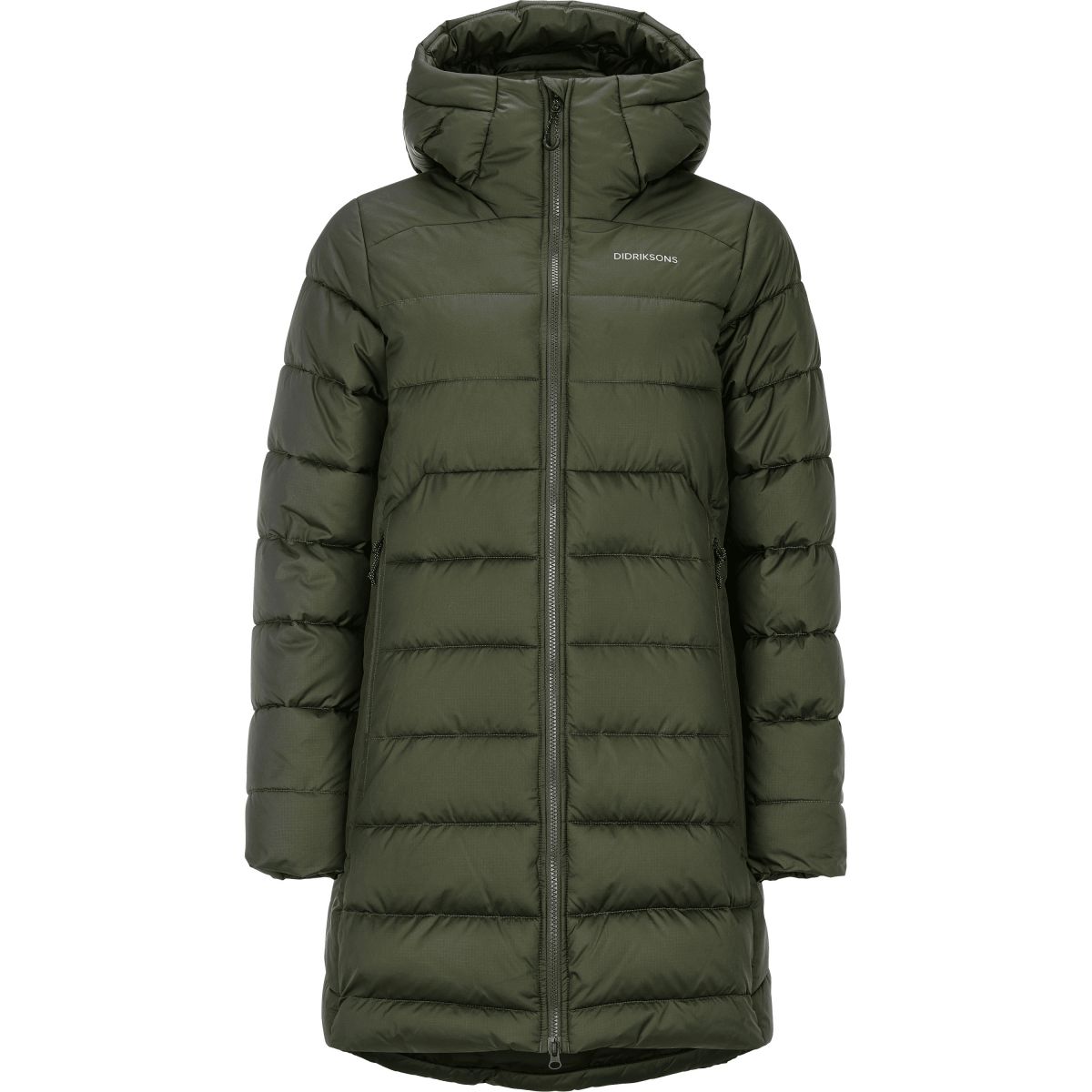 Didriksons Tejla, Parka, Damen, dunkelgrün — 2