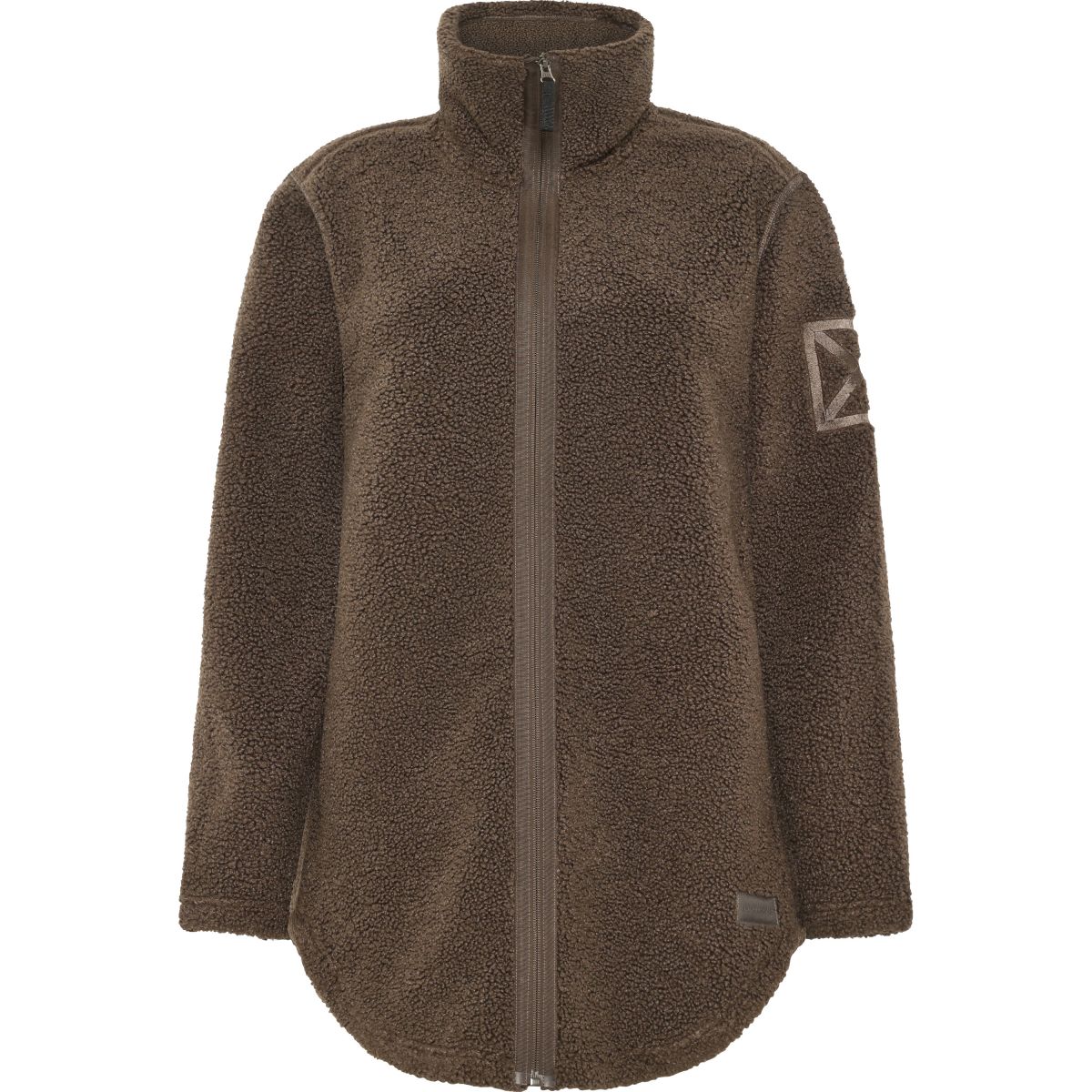 Didriksons Umi, Fleecemantel, Damen, dark mocha — 2