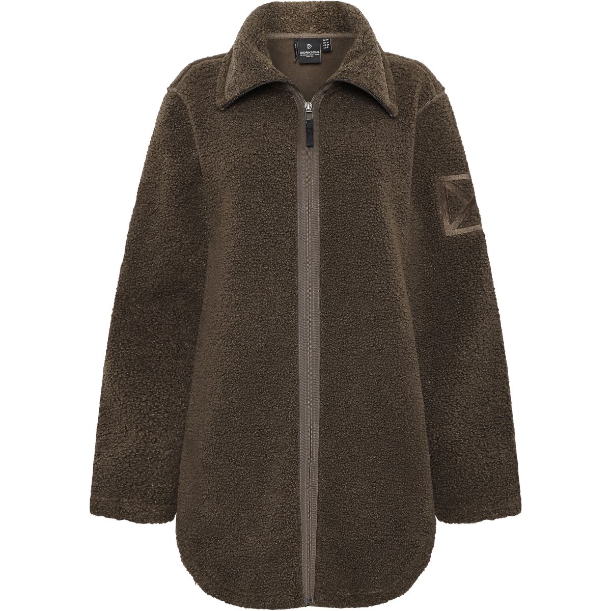 Didriksons Umi, Fleeceparka, Damen, dunkelbraun — 2