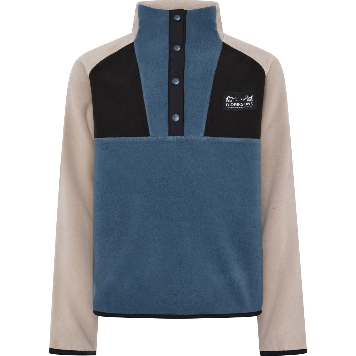Didriksons Yokto, Fleecepullover, Junior, blau — 2