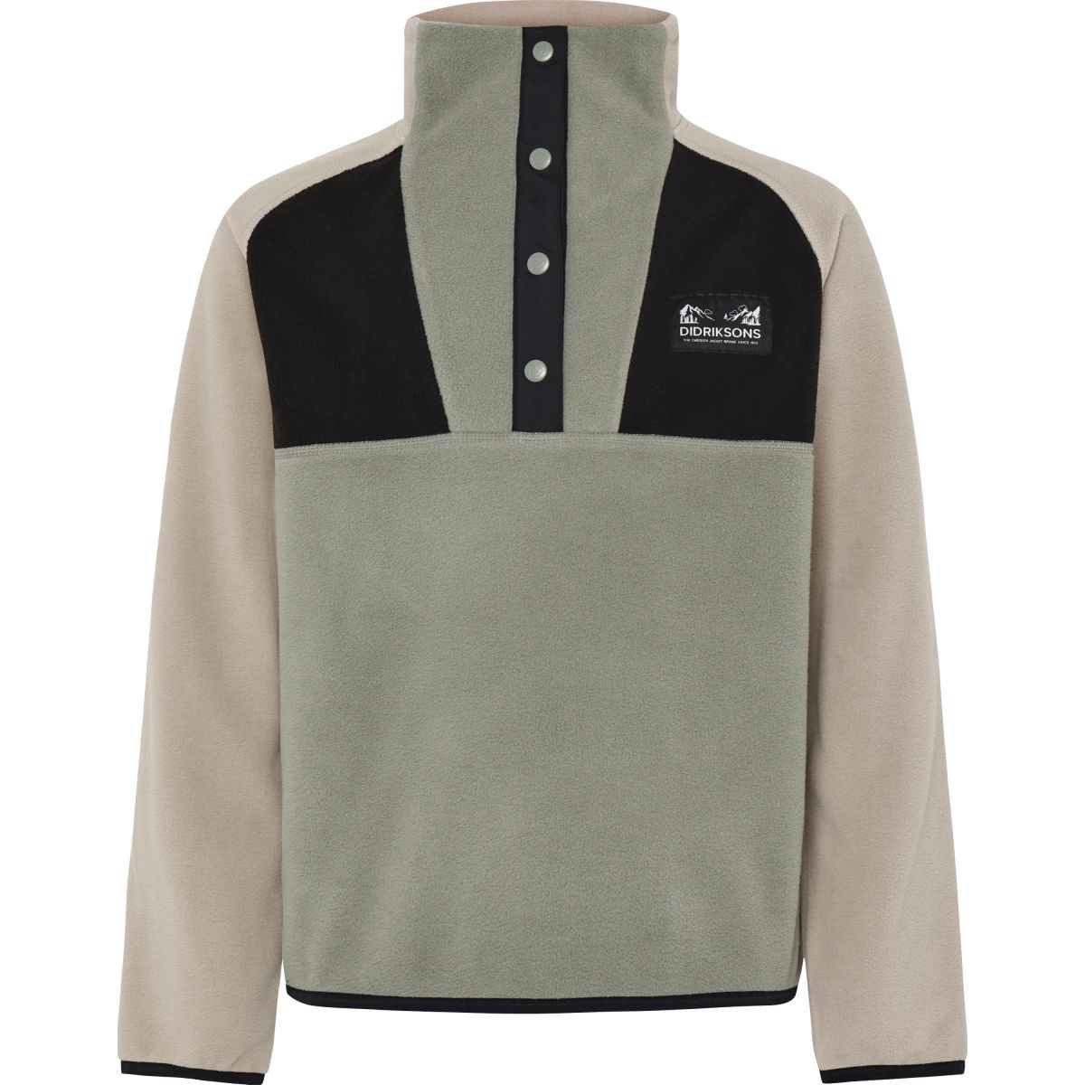 Didriksons Yokto, Fleecepullover, Junior, hellgrün — 2
