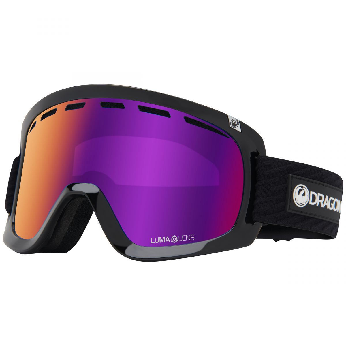 Dragon D1 OTG, Skibrille, icon purple — 2