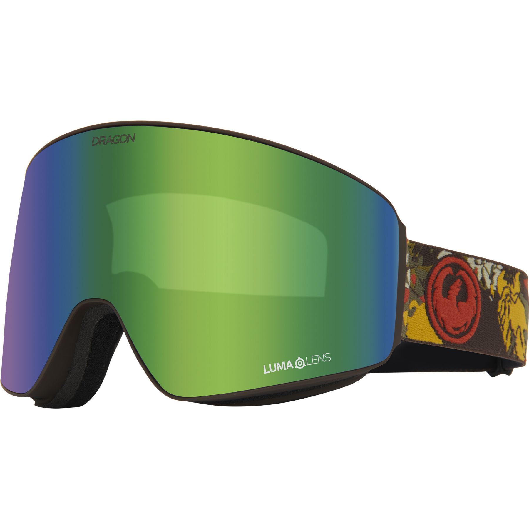 Dragon PXV, Skibrille, leafy camo