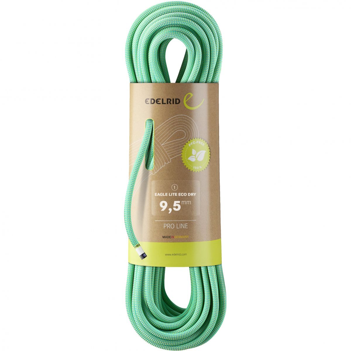 Edelrid Eagle Lite Eco Dry 9,5mm, Kletterseil, grün — 2