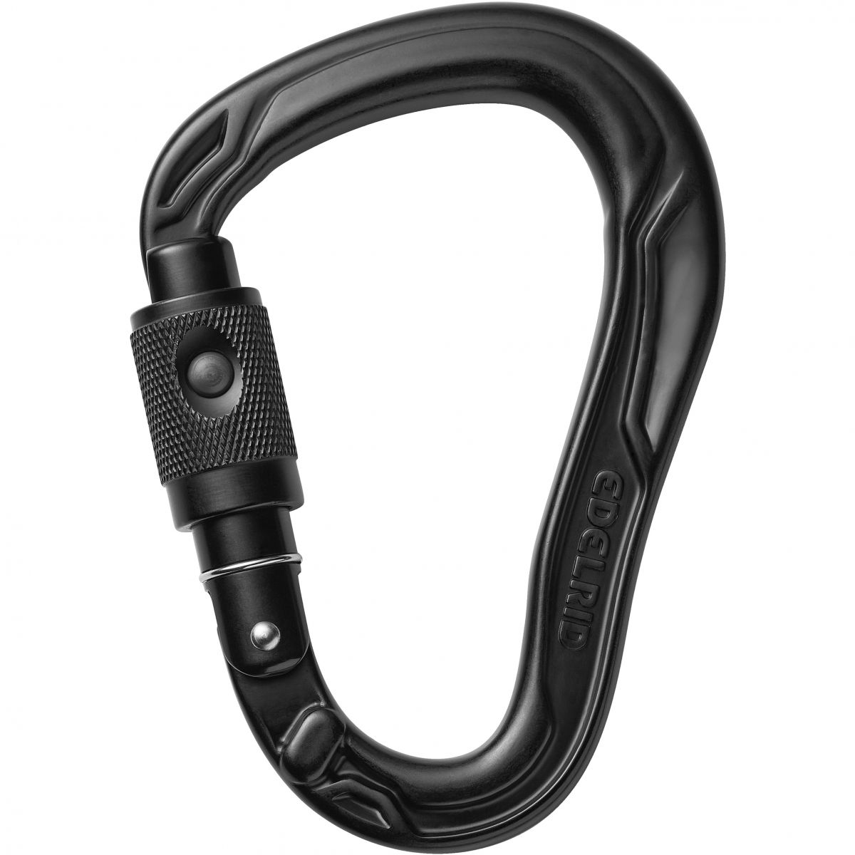 Edelrid HMS Bullet PermaLock Karabiner, Unisex, Schwarz — 2