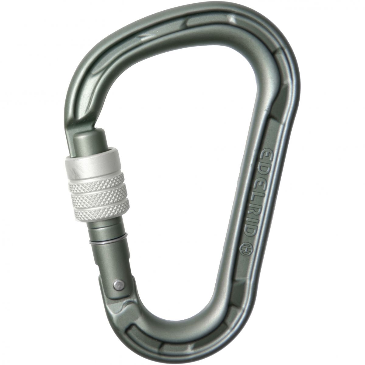 Edelrid HMS Magnum Schraubkarabiner, Unisex, Silber — 2