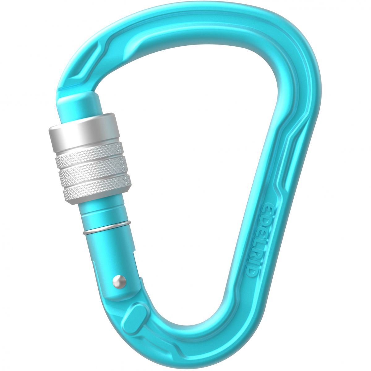 Edelrid HMS Strike Schraubkarabiner, blau — 2