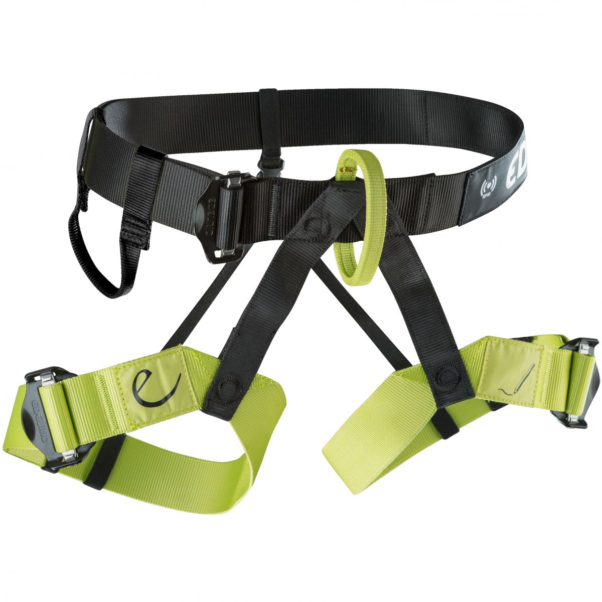 Edelrid Joker VARIO, Klettergurt, Unisex, Schwarz/Grün — 2