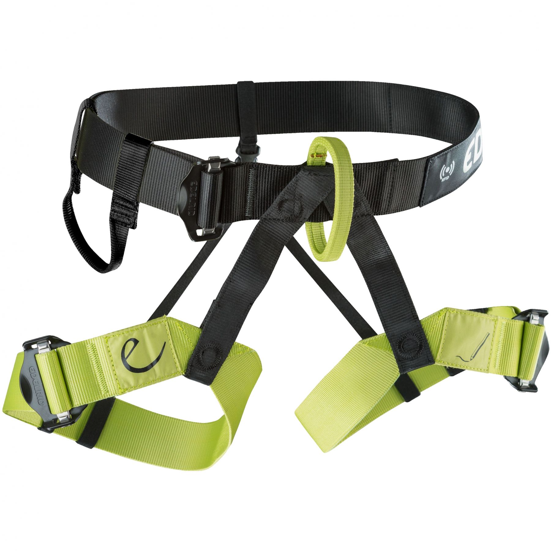 Edelrid Joker VARIO, Klettergurt, Unisex, Schwarz/Grün