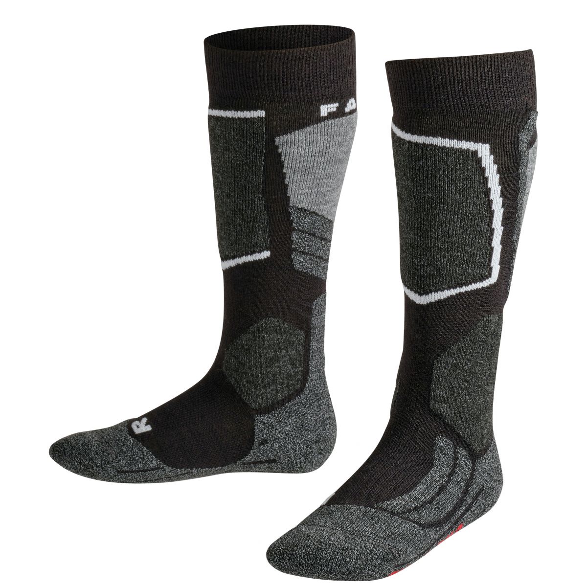 Falke SK2, Kinder Skistrümpfe, Black-Mix — 2