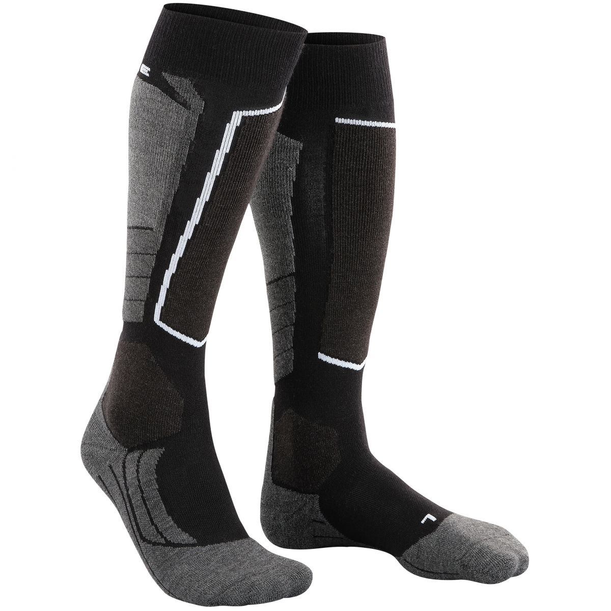 Falke SK2 Wool, Skisocken, Herren, Black-Mix — 2