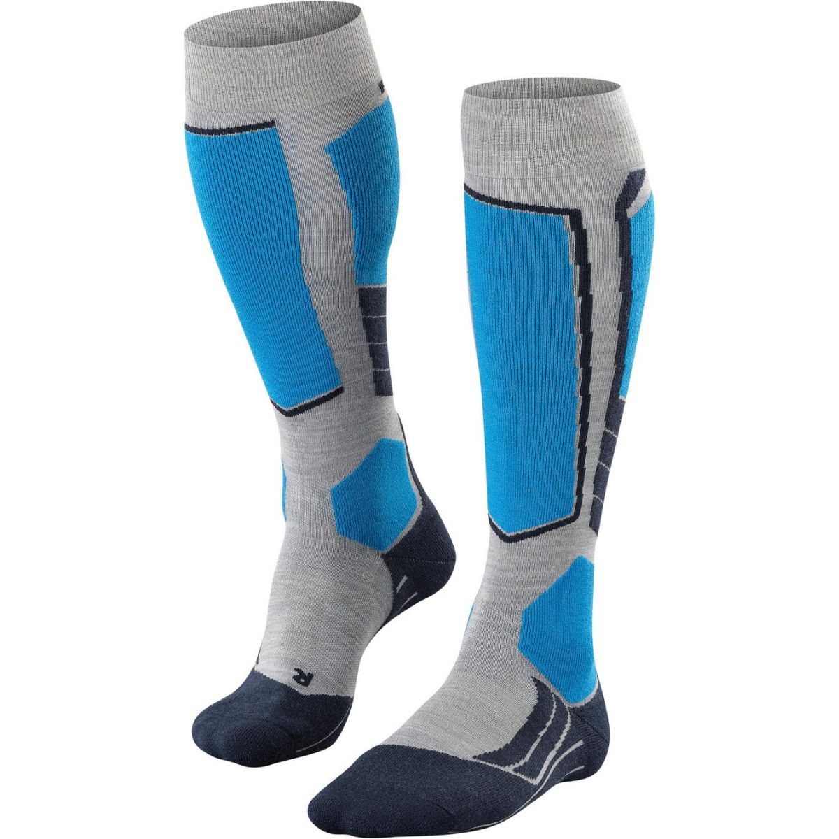 Falke SK2 Wool, Skisocken, Herren, Light Grey